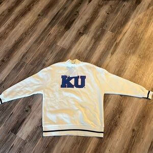 GameDay Couture Mock Neck KU Sweatshirt